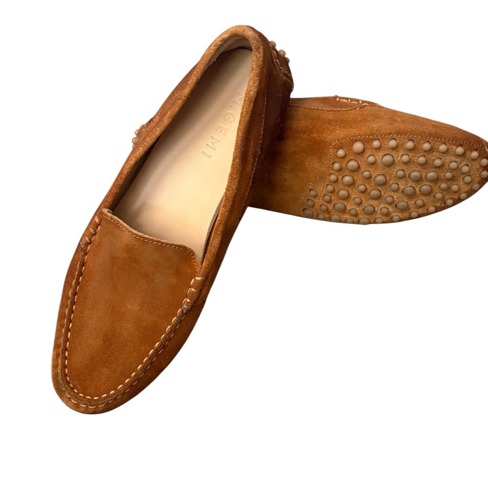 M. Gemi Brown Suede Loafers